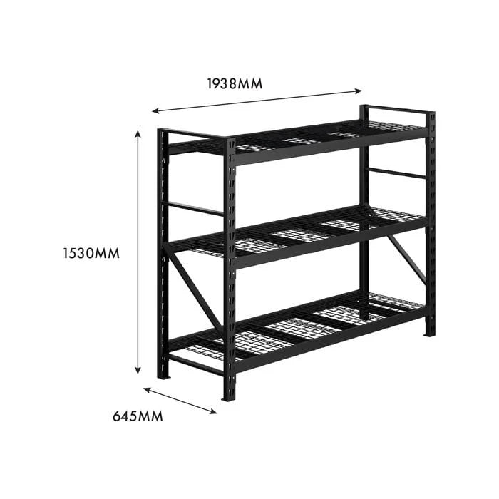 1000kg Warehouse RACK 1.93x1.53x0.645 supplied and installation