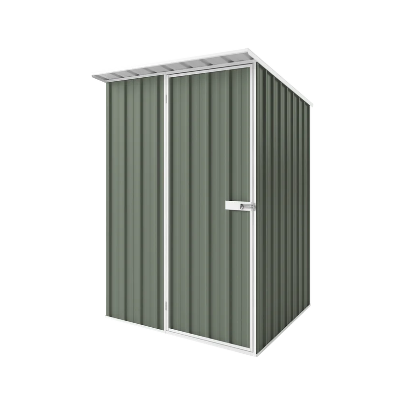 Gardenshed 1.5m x 1.5m x 2.1-1.8m skillion Roof supplied , Delivery and installation