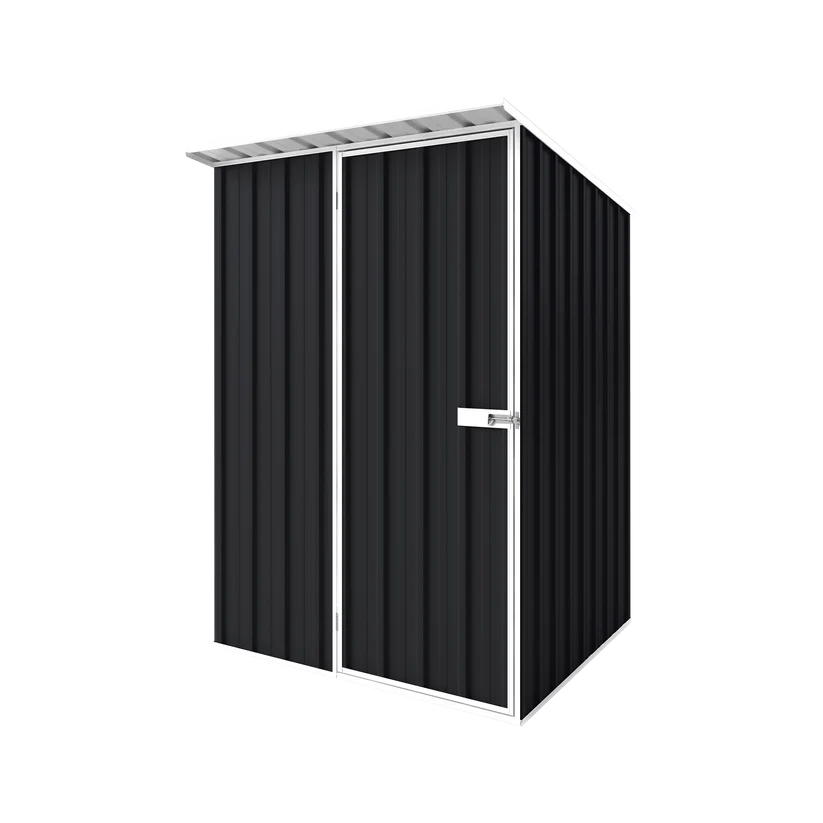 Gardenshed 1.5m x 1.5m x 2.1-1.8m skillion Roof supplied , Delivery and installation