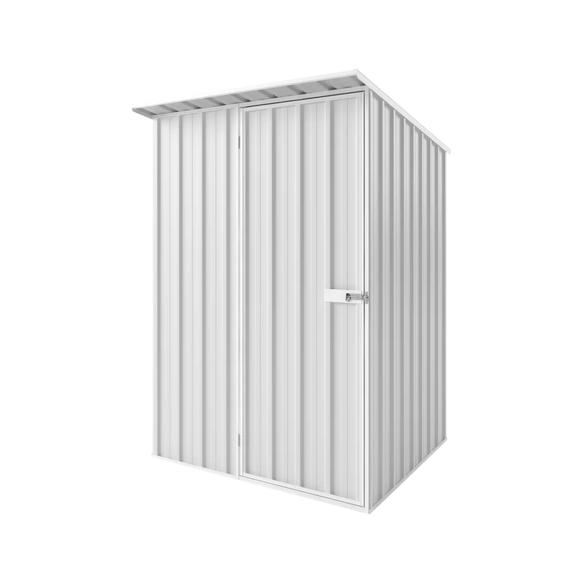 Gardenshed 1.5m x 1.5m x 2.1-1.8m skillion Roof supplied , Delivery and installation