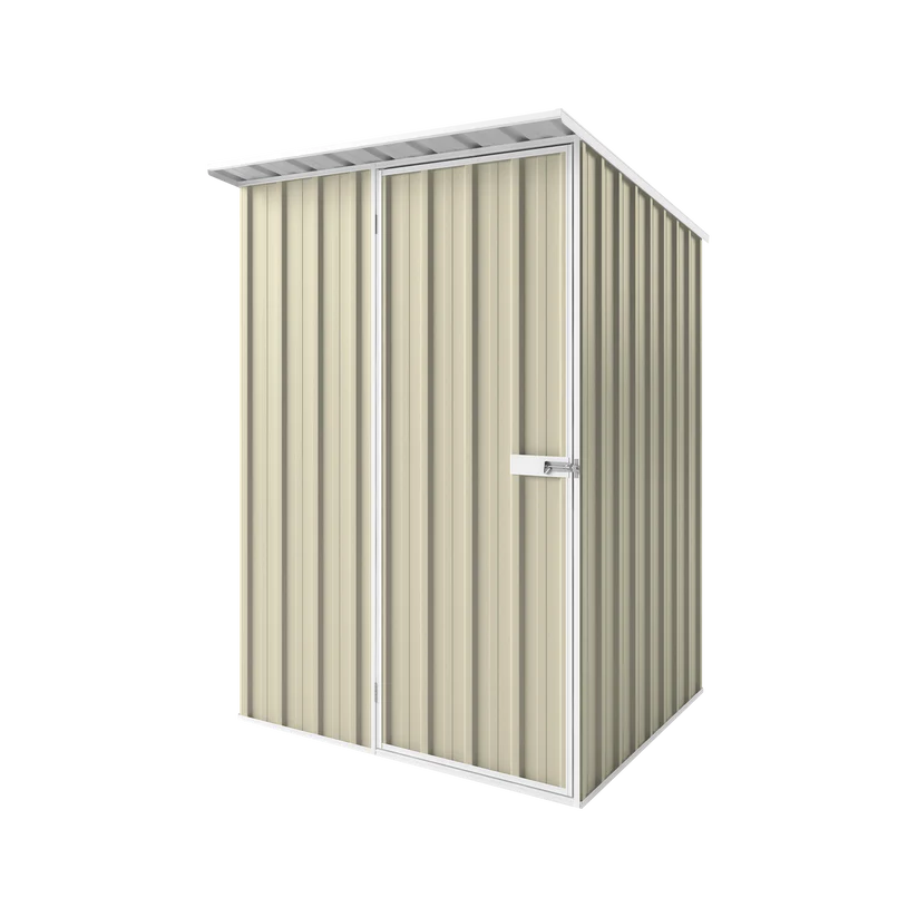 Gardenshed 1.5m x 1.5m x 2.1-1.8m skillion Roof supplied , Delivery and installation