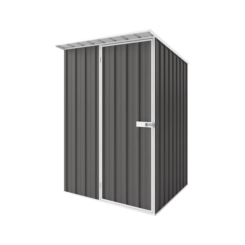 Gardenshed 1.5m x 1.5m x 2.1-1.8m skillion Roof supplied , Delivery and installation