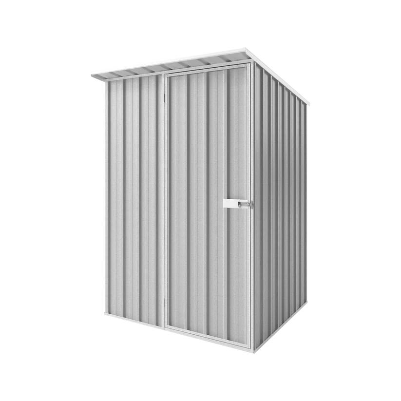 Gardenshed 1.5m x 1.5m x 2.1-1.8m skillion Roof supplied , Delivery and installation