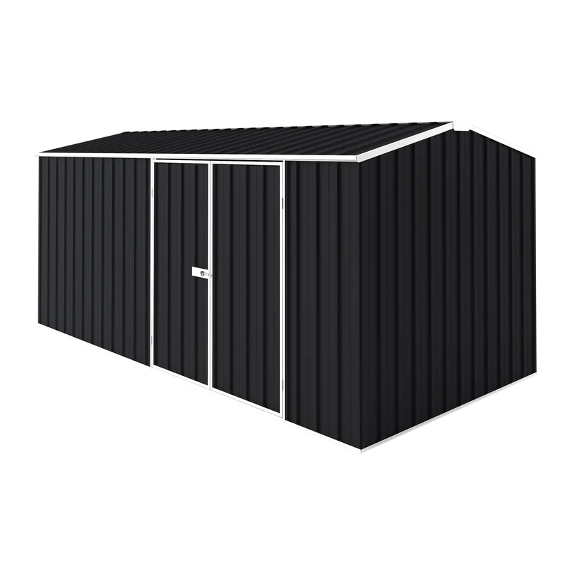 Workshop 4.5x2.25x1.8-2.05 with extra height option  gable Roof Double hinged doors *Colour supplied, delivery and installation usually installed in 7 DAYS