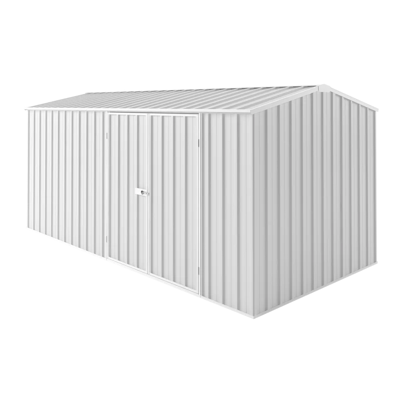 Workshop 4.5x2.25x1.8-2.05 with extra height option  gable Roof Double hinged doors *Colour supplied, delivery and installation usually installed in 7 DAYS