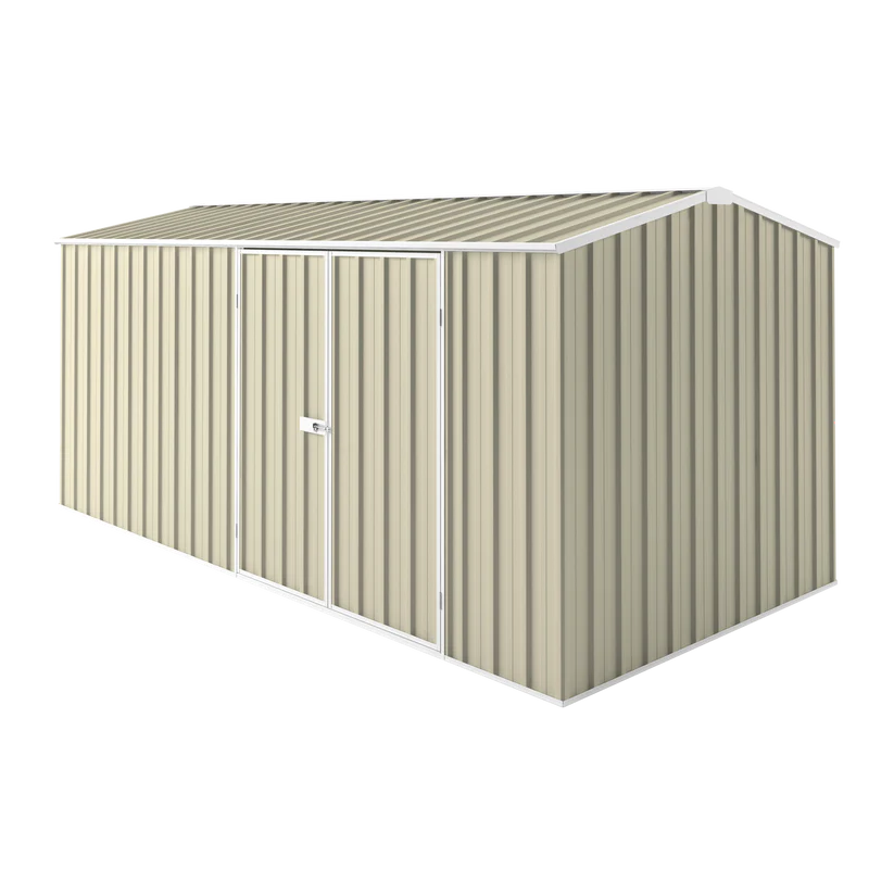 Workshop 4.5x2.25x1.8-2.05 with extra height option  gable Roof Double hinged doors *Colour supplied, delivery and installation usually installed in 7 DAYS