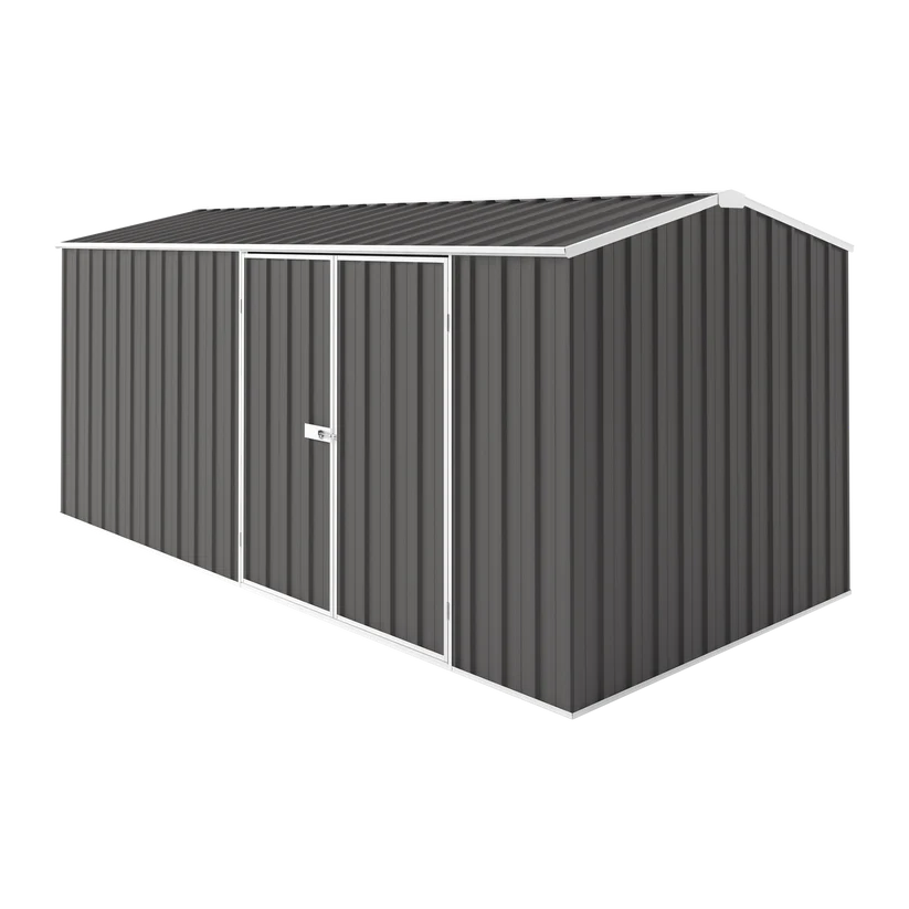 Workshop 4.5x2.25x1.8-2.05 with extra height option  gable Roof Double hinged doors *Colour supplied, delivery and installation usually installed in 7 DAYS