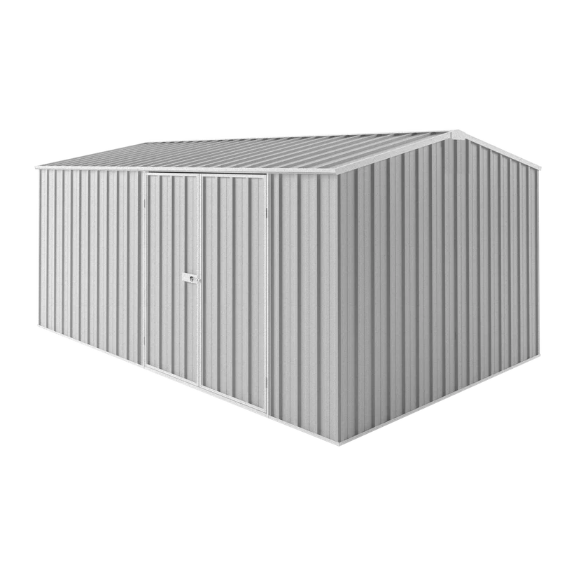 Workshop 4.5x3.0x1.8-2.1 with extra height option  gable Roof Double hinged doors *Colour supplied, delivery and installation usually installed in 7 DAYS (Copy)