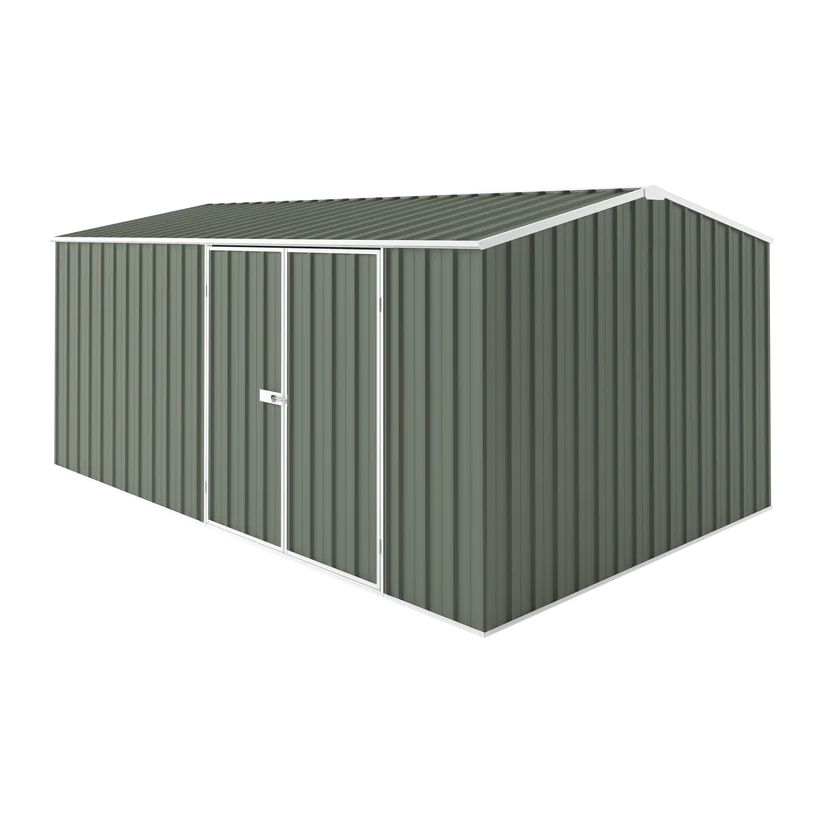 Workshop 4.5x3.0x1.8-2.1 with extra height option  gable Roof Double hinged doors *Colour supplied, delivery and installation usually installed in 7 DAYS (Copy)