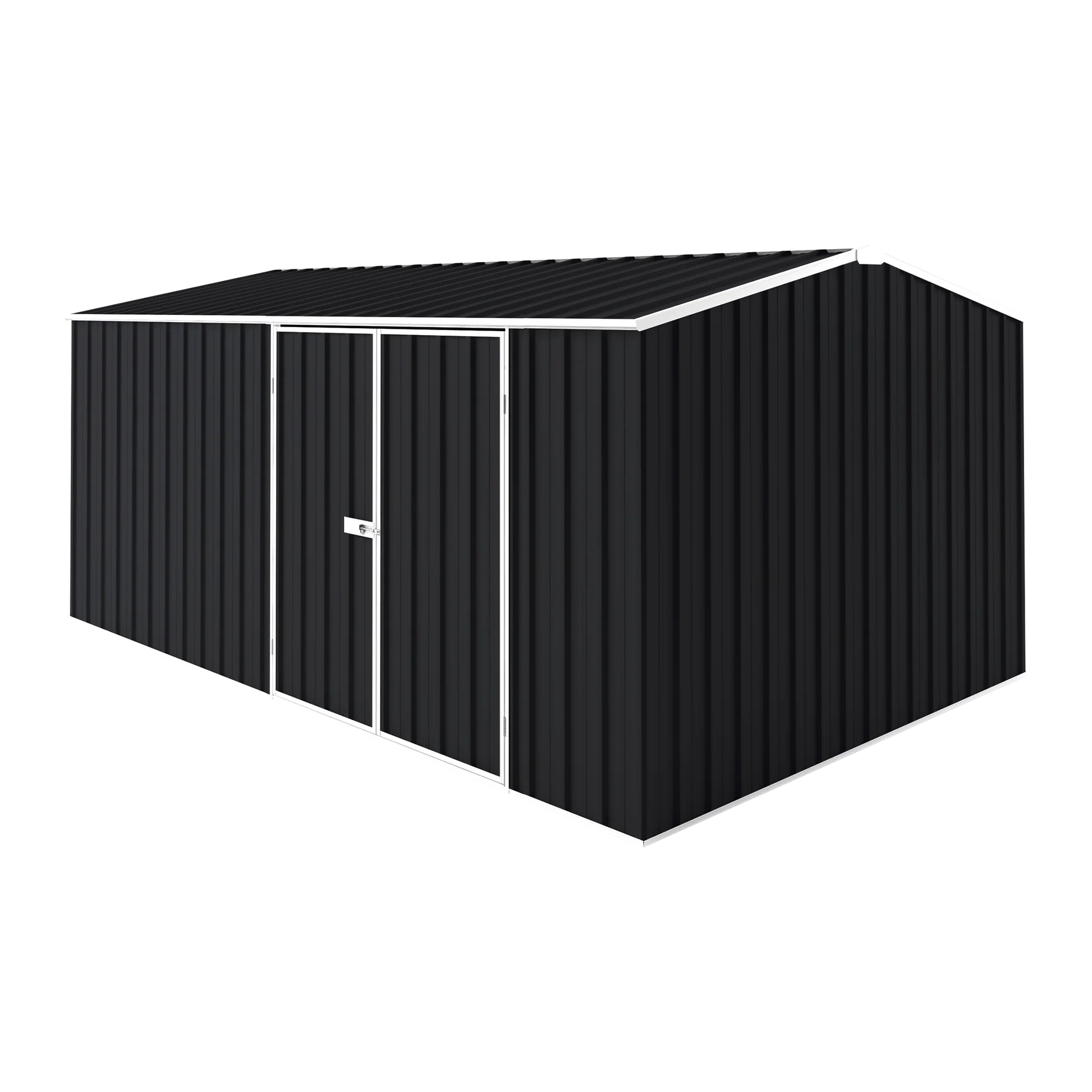 Workshop 4.5x3.0x1.8-2.1 with extra height option  gable Roof Double hinged doors *Colour supplied, delivery and installation usually installed in 7 DAYS (Copy)