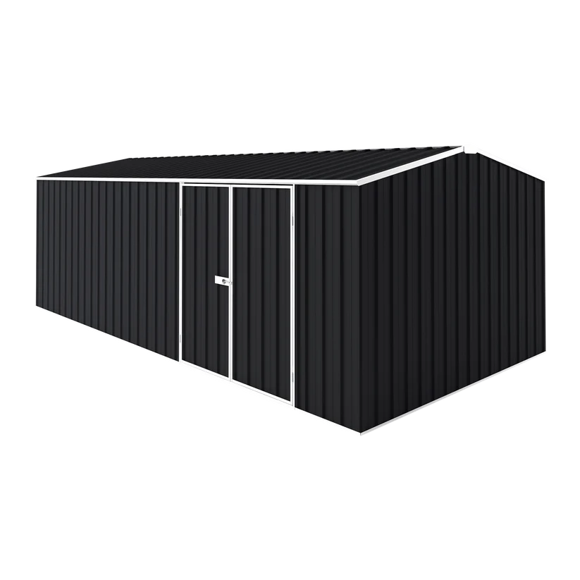 Workshop 6.0x3.0x1.8-2.1 with extra height option  gable Roof Double hinged doors *Colour supplied, delivery and installation usually installed in 7 DAYS (Copy) (Copy)