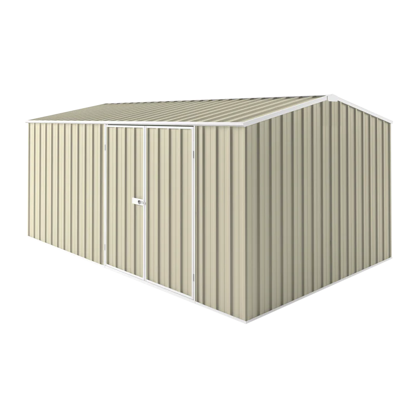 Workshop 4.5x3.0x1.8-2.1 with extra height option  gable Roof Double hinged doors *Colour supplied, delivery and installation usually installed in 7 DAYS (Copy)