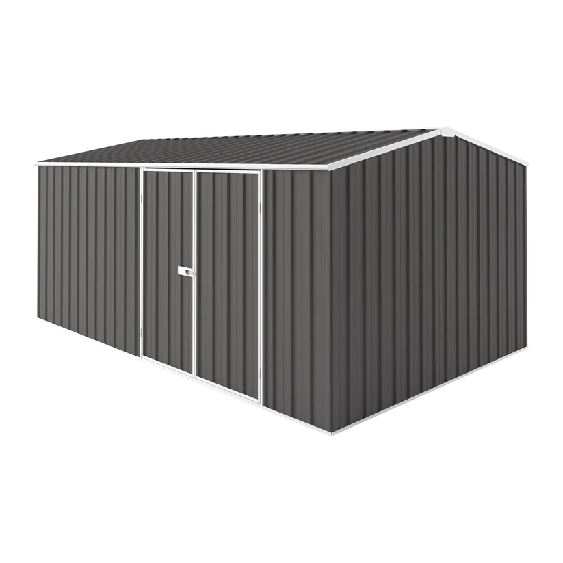 Workshop 4.5x3.0x1.8-2.1 with extra height option  gable Roof Double hinged doors *Colour supplied, delivery and installation usually installed in 7 DAYS (Copy)
