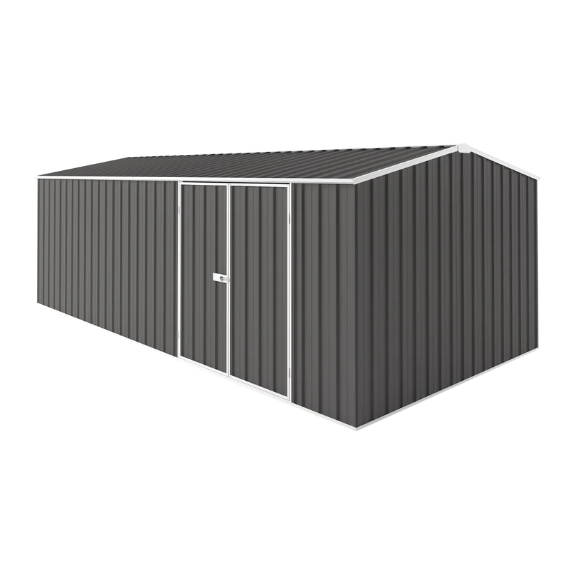 Workshop 6.0x3.0x1.8-2.1 with extra height option  gable Roof Double hinged doors *Colour supplied, delivery and installation usually installed in 7 DAYS (Copy) (Copy)
