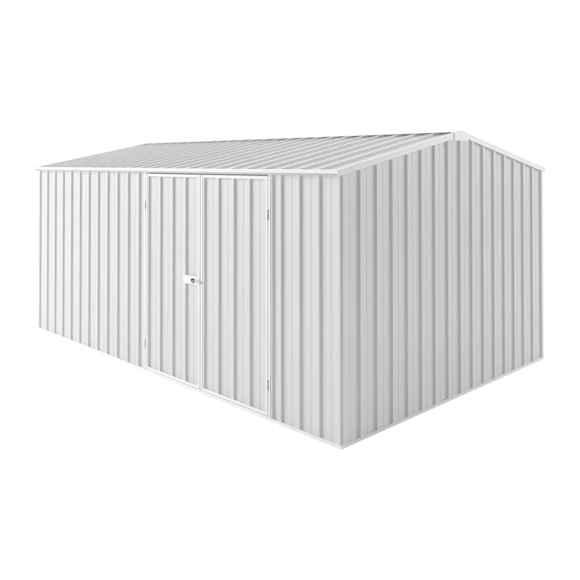 Workshop 4.5x3.0x1.8-2.1 with extra height option  gable Roof Double hinged doors *Colour supplied, delivery and installation usually installed in 7 DAYS (Copy)